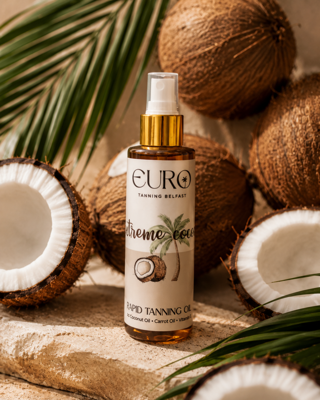 Extreme cocoa tanning oil